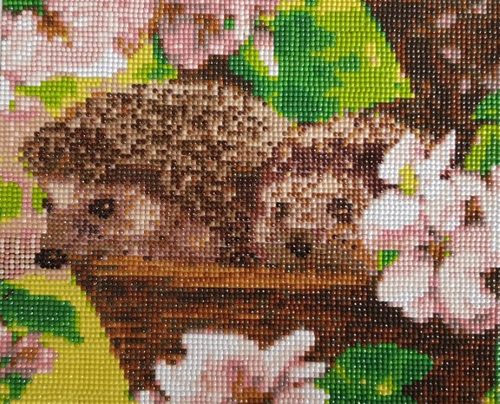 Diamond craft painting, Hedgehog
